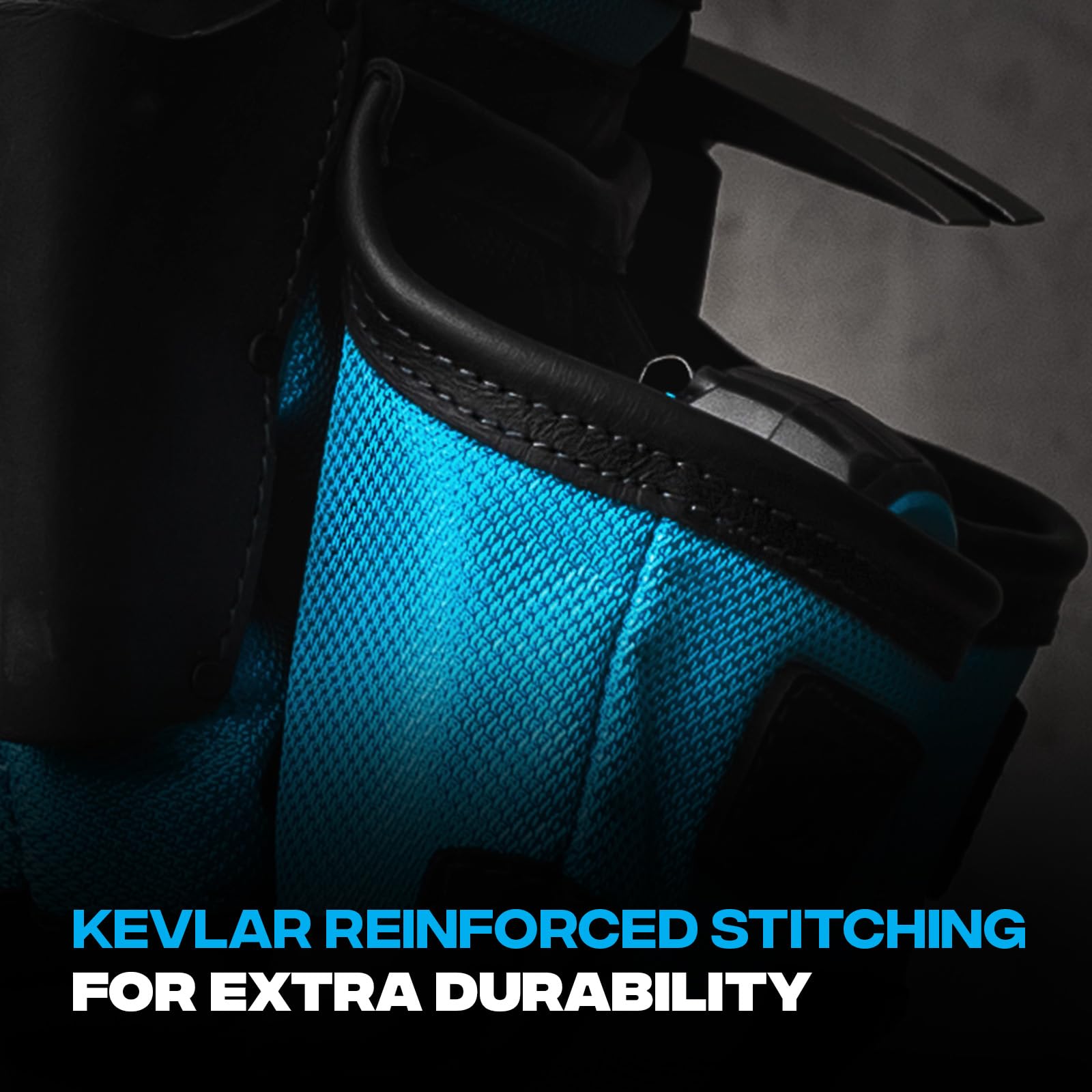 OX Tools Ceinture à outils en cuir et nylon avec sangles rembourrées en mousse à mémoire de forme pour homme, cuir pleine fleur et renforcement Kevlar®, parfait pour les charpentiers, les