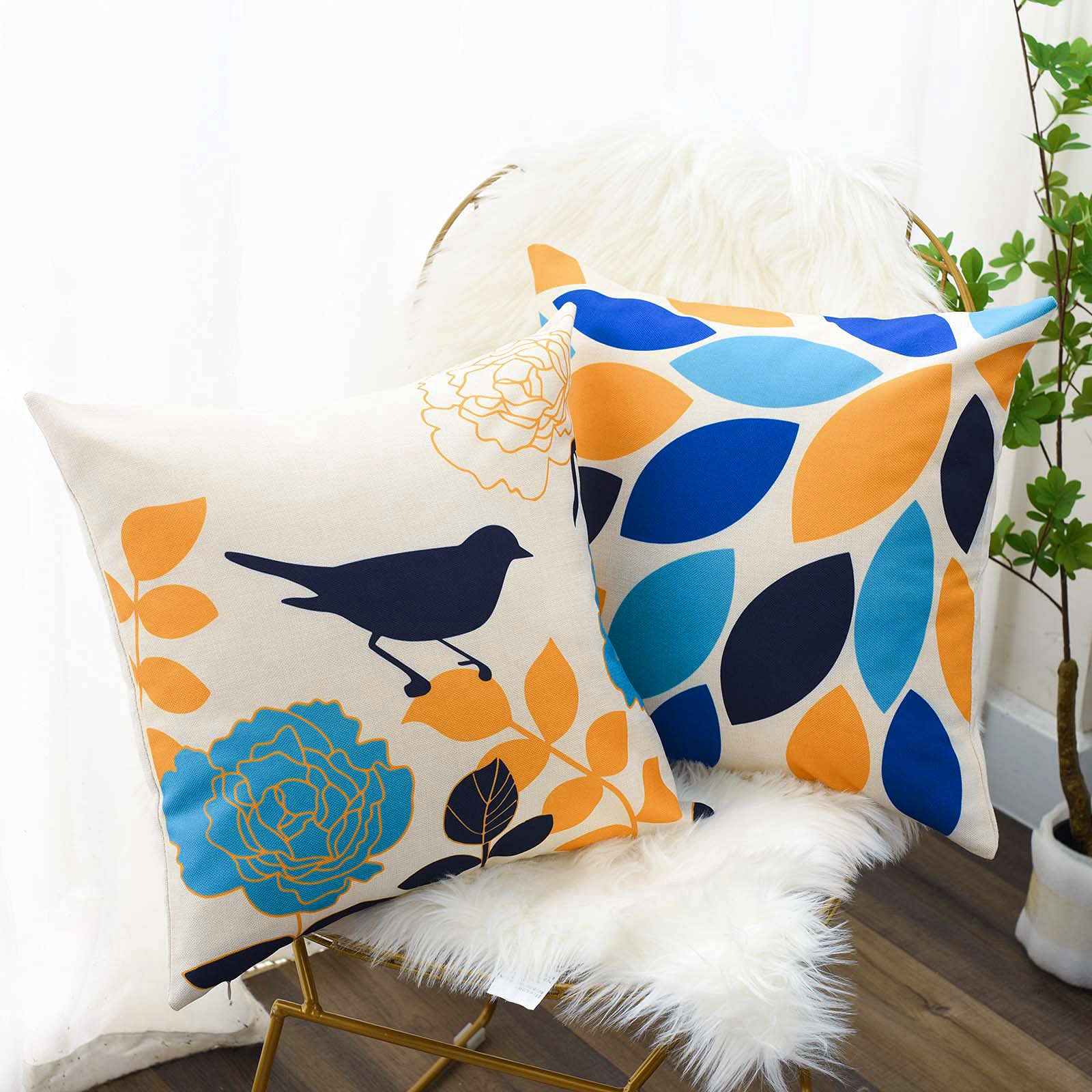 Wyooxoo Juego De 4 Fundas De Almohada Decorativas De 12 X 20