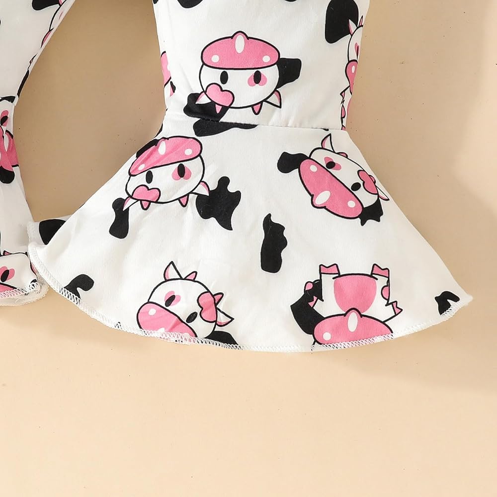 Déguisement Vache Pour Bébé – Body Barboteuse, Pantalon Et Bonnet – Ensemble Animalier Pour Garçon Ou Fille, Taille 6-24 Mois