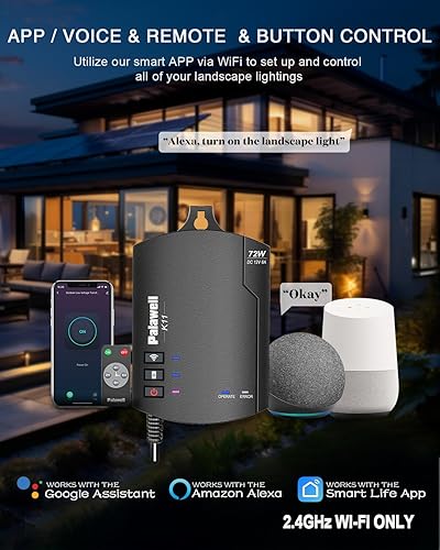 Miniatura 2 de Palawell Transformador de bajo voltaje al aire libre 72W