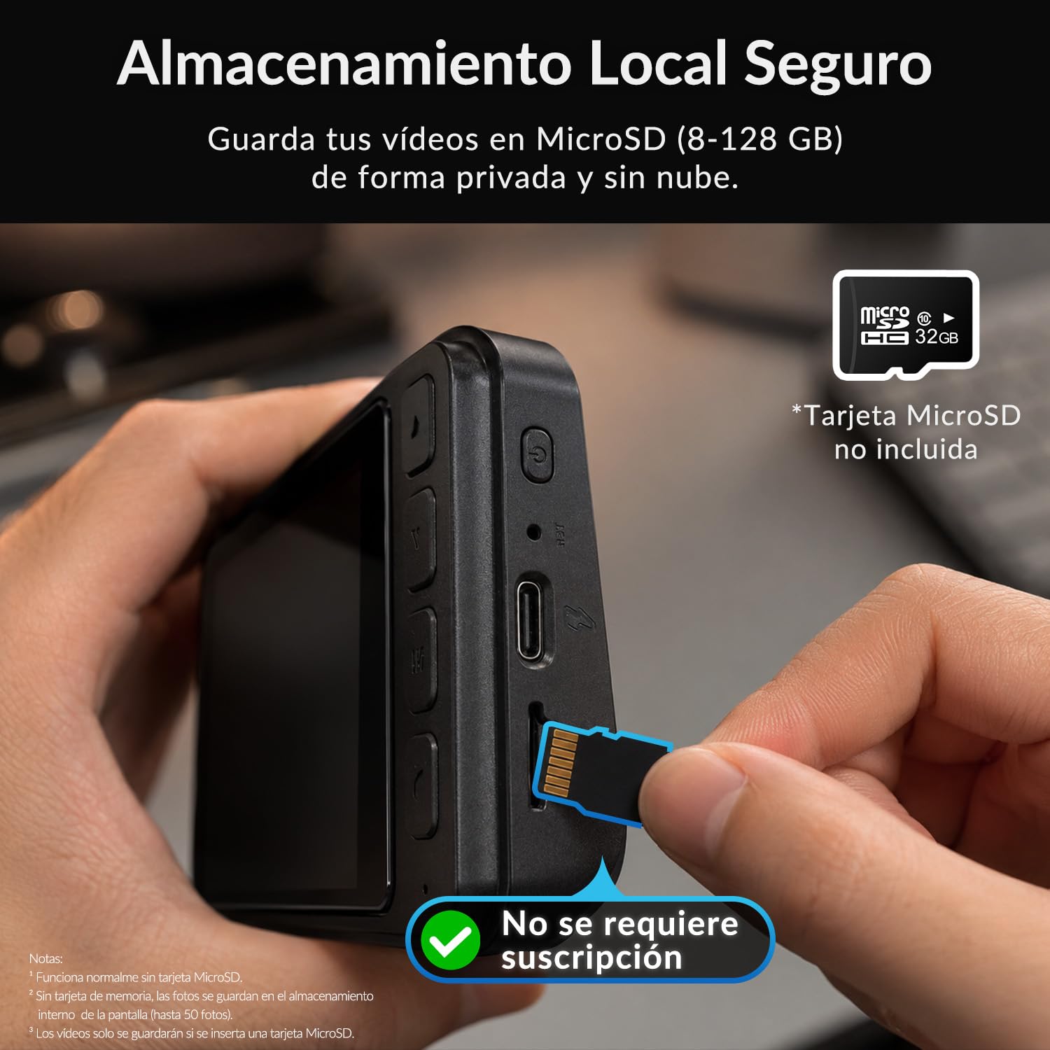 Zeerkeer Timbre Inalámbrico con Cámara Exterior Impermeable Sin Wi-Fi | Batería Recargable de 1000 mAh, Visión Nocturna IR, Audio Bidireccional, Resistente a la Lluvia, Videoportero Inalámbrico