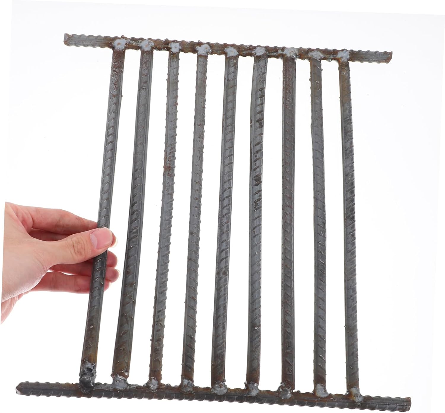 Levemolo Fire Pit Grates Replacement Heavy Duty Steel Fireplace Grate Heat Resistant Grill Rack BBQ Parts