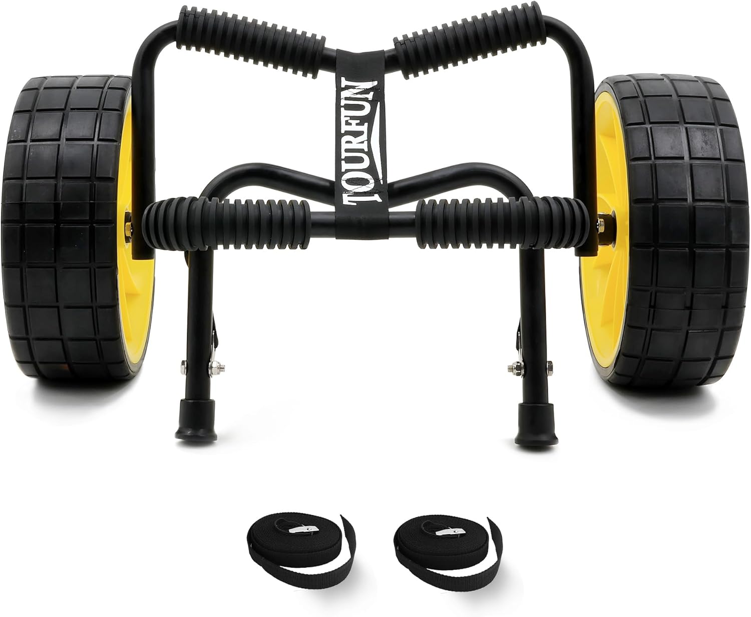 Kayak Cart, Paddle Board Cart Kayak Trolley Canoe Dolly SUP Carrier with Airless Tires