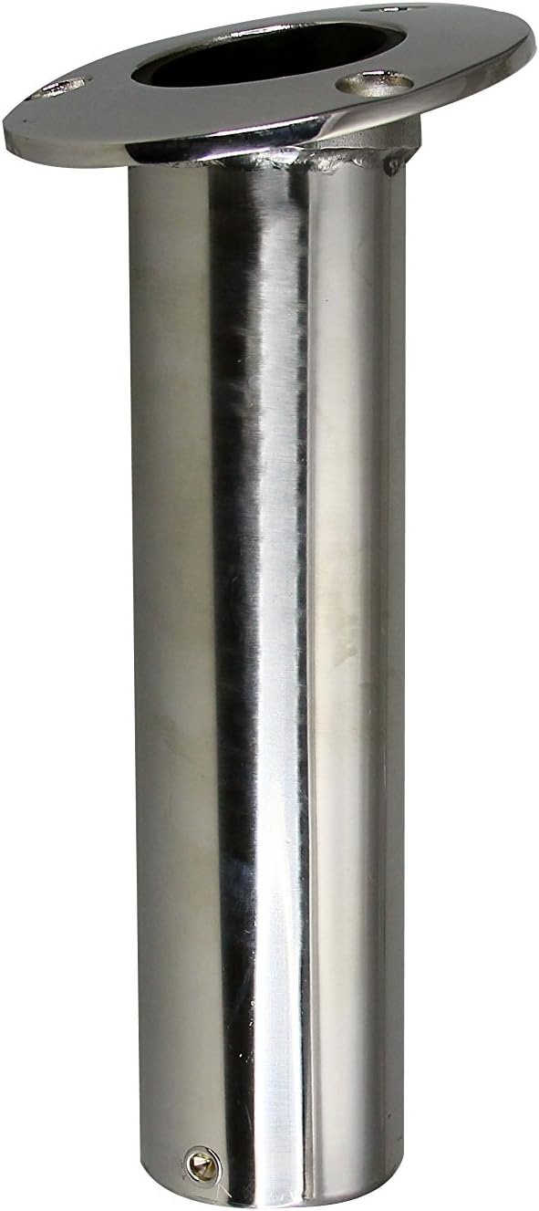 Pactrade Marine Boat S.S 316 Casting Flush Mount Fishing Rod Holder 15° (1pcs)