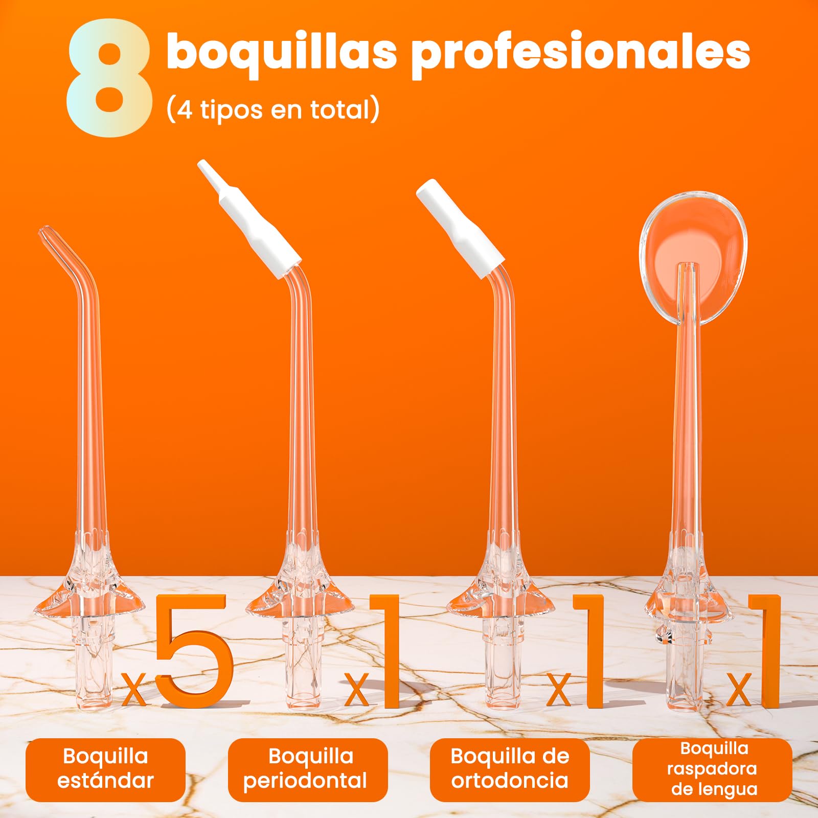Irrigador Bucal Portátil Irrigador Dental Inalámbrico Profesional 4 Modes
