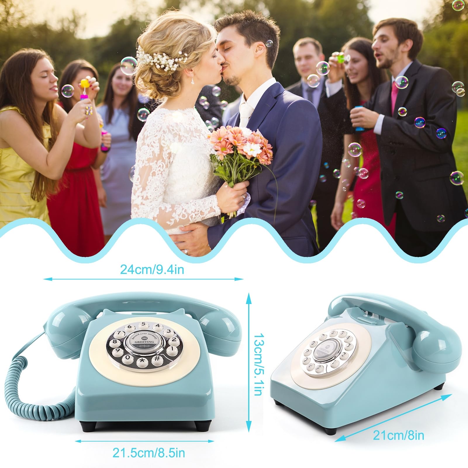 Generic Libro degli ospiti audio personalizzato per messaggi vocali per matrimoni, feste, compleanni, registrazioni telefoniche personalizzate per noleggi, dispositivo alla moda per eventi speciali