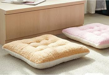 Amazon.co.jp: [DLAWF] ふわふわ ざぶとん 50*50cm クッション 厚手