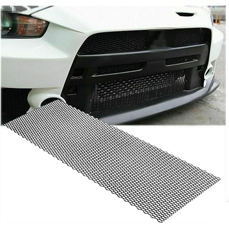 Car Grill Mesh ABS Plastic Racing Honeycomb Mesh Grill Spoiler Bumper Vent 16" x 47" Inches Honeycomb Hex Mesh Grill Spoiler Bumper Vent Universal Car Styling Air Intake Racing Grilles
