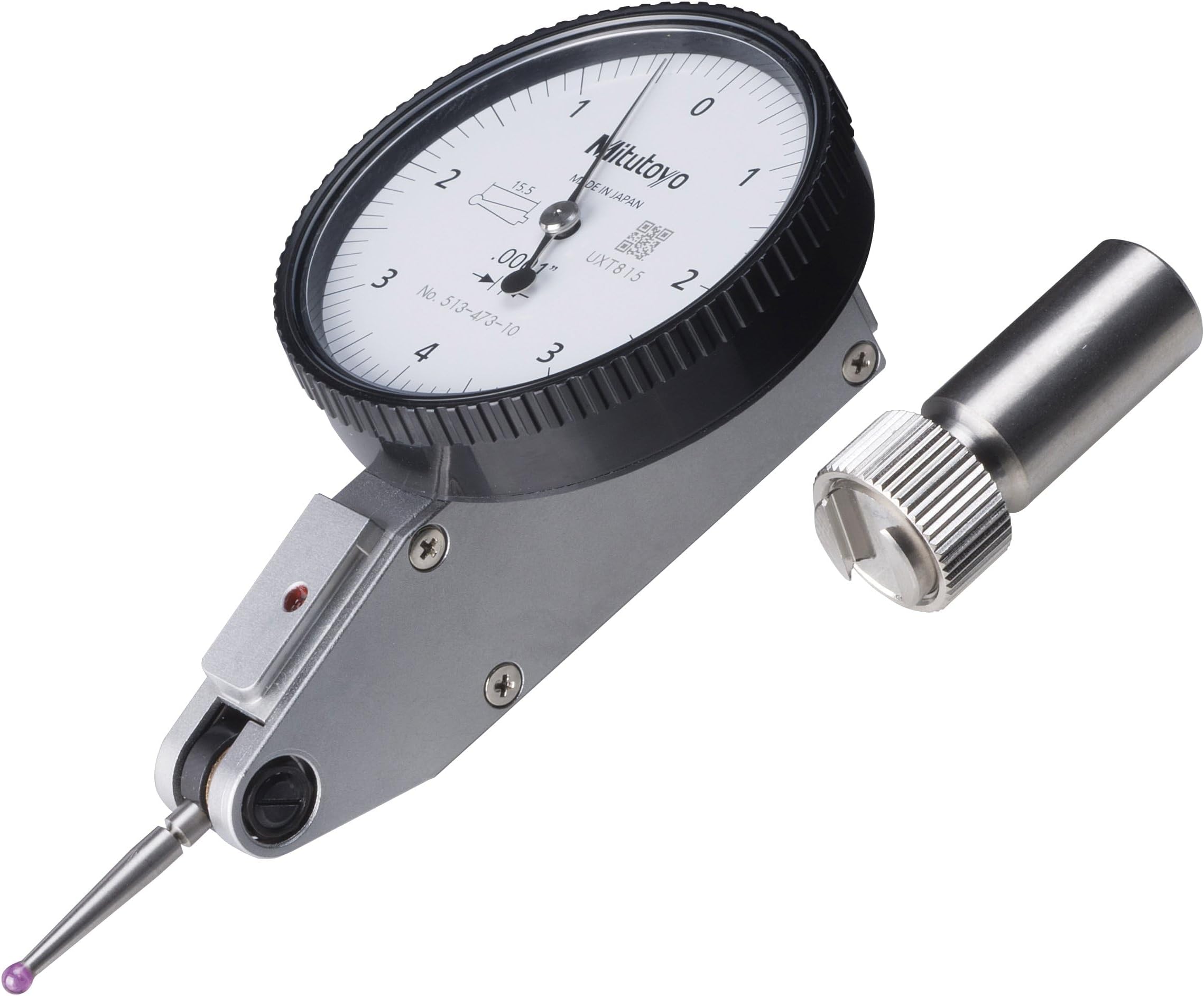 Mitutoyo 513-473-10E DIAL TI, BAS, STD 0.008", 0.00004" Accuracy, 0.0001", White