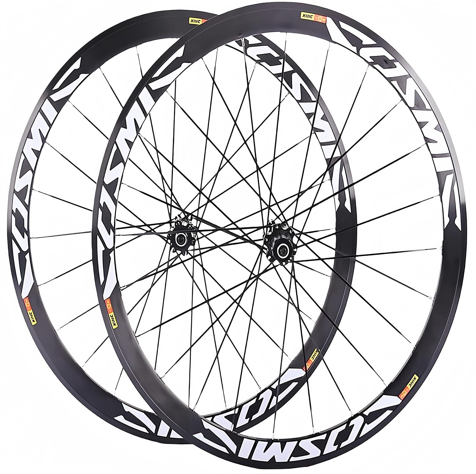 Zestaw kół rowerowych szosowych, felgi aluminiowe 700C 40/50 mm V/C zestaw kół hamulcowych 20H do kasety 8, 9, 10 i 11S