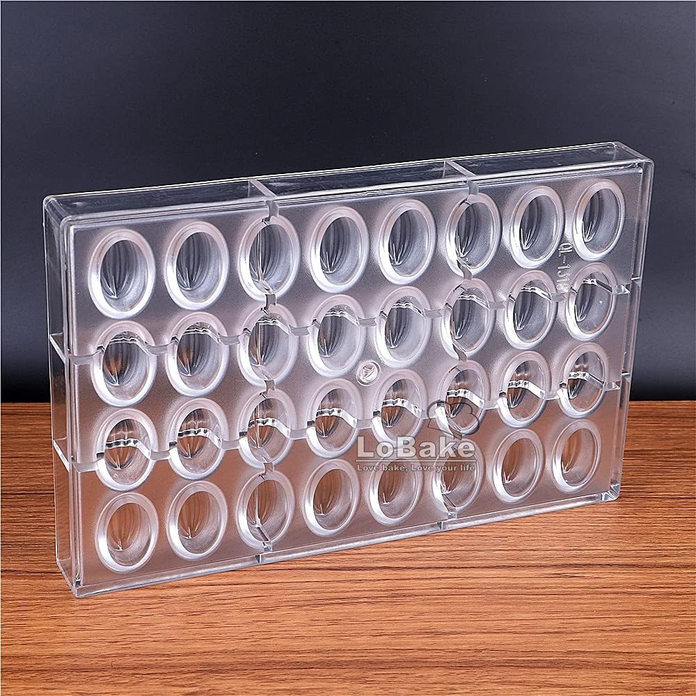 32 cavities Occa Berry Deep Fruit Shape PC Polycarbonate Chocolate Mold Candy Mould Fondant Mousse Ice Molds DIY Bakery Supplies