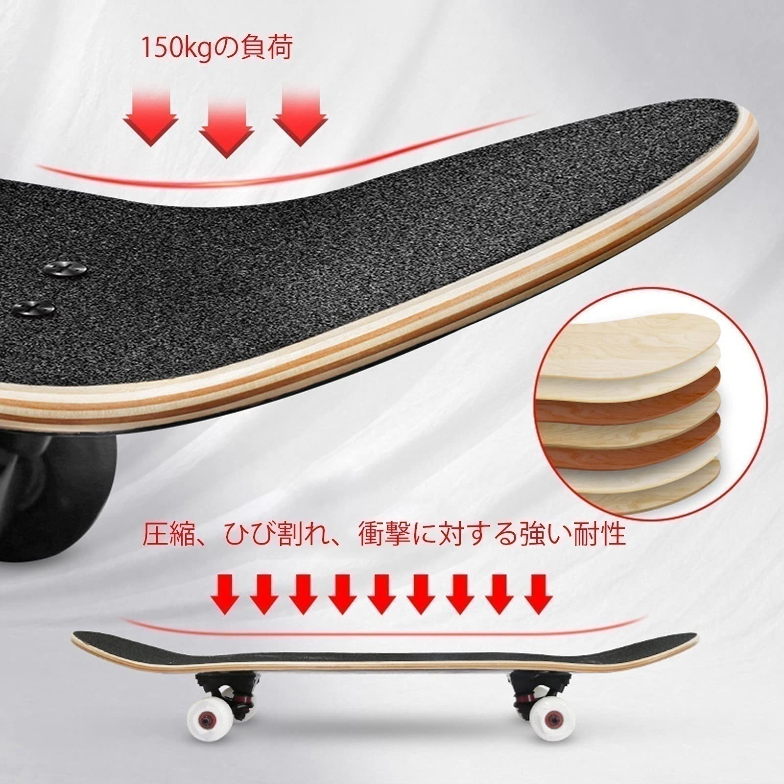 スケートボード　コンプリート　ロングスケートふボード ロングスケートボード YOROI SKATEBOARD FUSING 41LP-WB ヨロイ