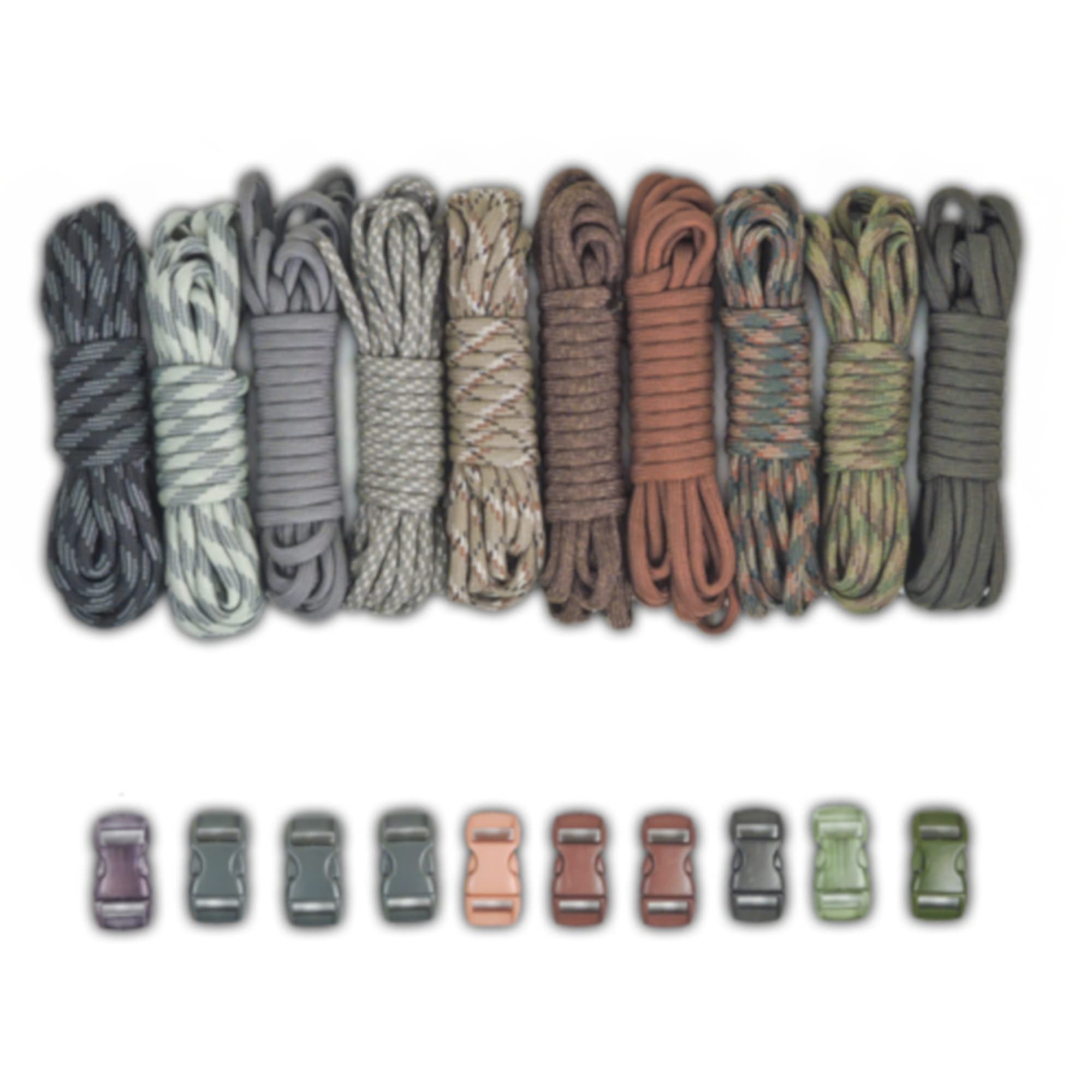 PARACORD PLANET 550lb Type III Paracord Combo Crafting Kits with Buckles — view 4