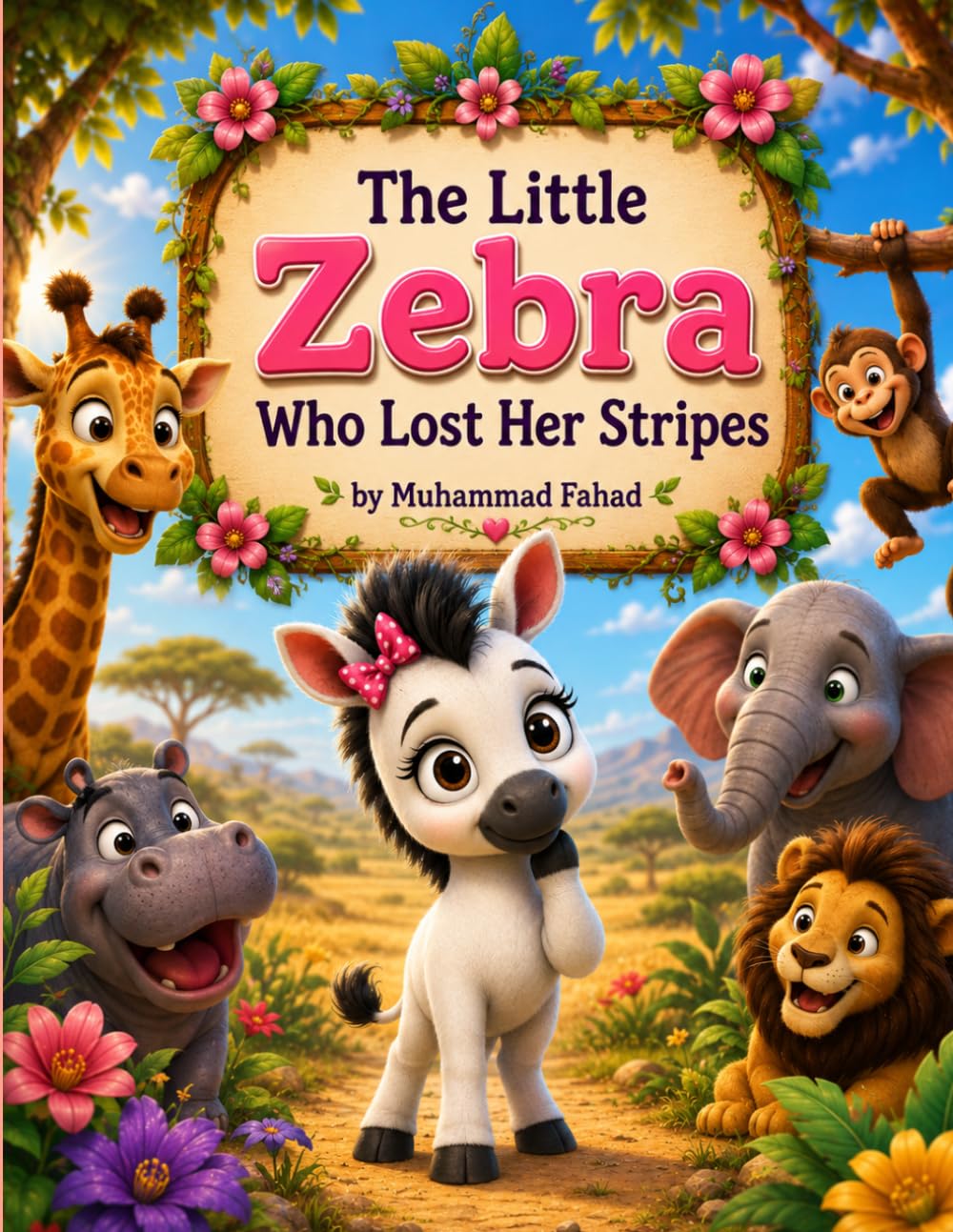 The Little Zebra Who Lost Her Stripes: A Heartwarming Children’s Story About Self-Confidence and Friendship (Jungle Adventures)