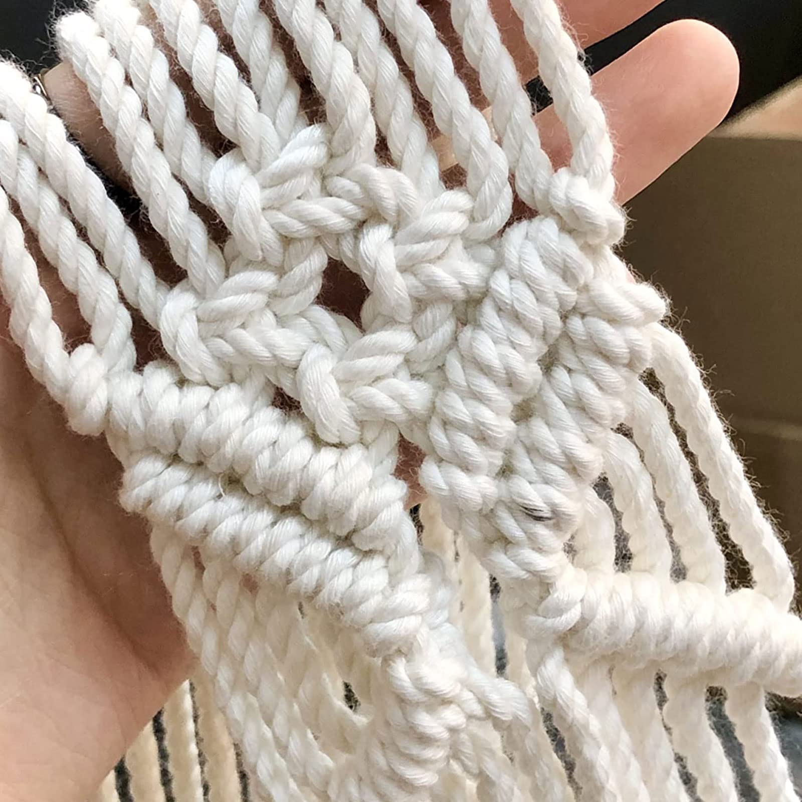 3 Ganci per Cappelli in Macramè, Stile Bohémien, per Esposizione a Parete, Organ