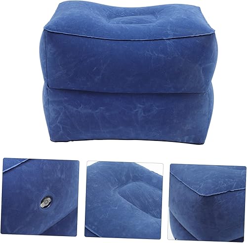 Miniatura 5 de Almohada de pierna de altura ajustable para niños y niñas, almohada de viaje, cama de avión con memoria, 1 juego