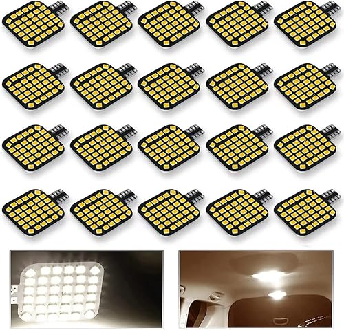 Miniatura 1 de 20 bombillas LED para interior de caravana T10 921 922 912 194, bombillas LED superbrillantes, iluminación de repuesto 36-SMD 2835 4500K blanco