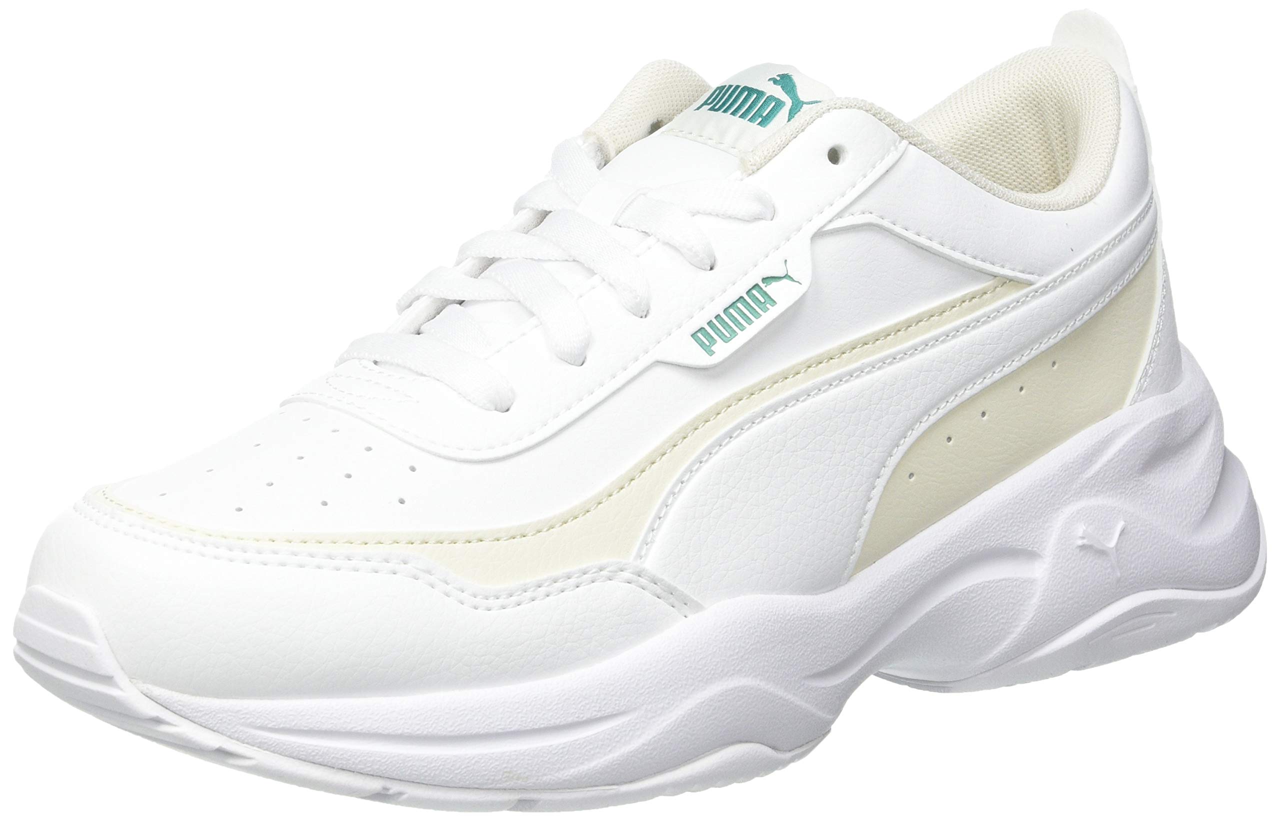 PUMA Cilia Damen-Sneaker, Mehrfarbig (PUMA White PUMA White Eggnog Parasailing), 40 EU