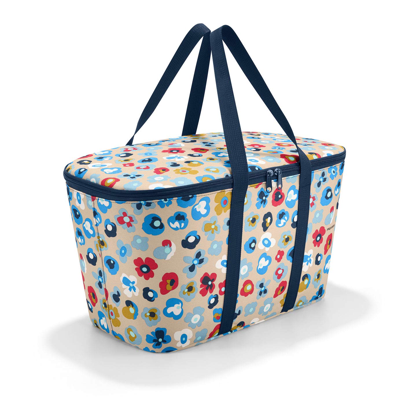 reisenthel coolerbag twist azure Kühltasche mit Obermaterial aus recycelten PET-Flaschen Ideal für picknicks, Farbe:braun