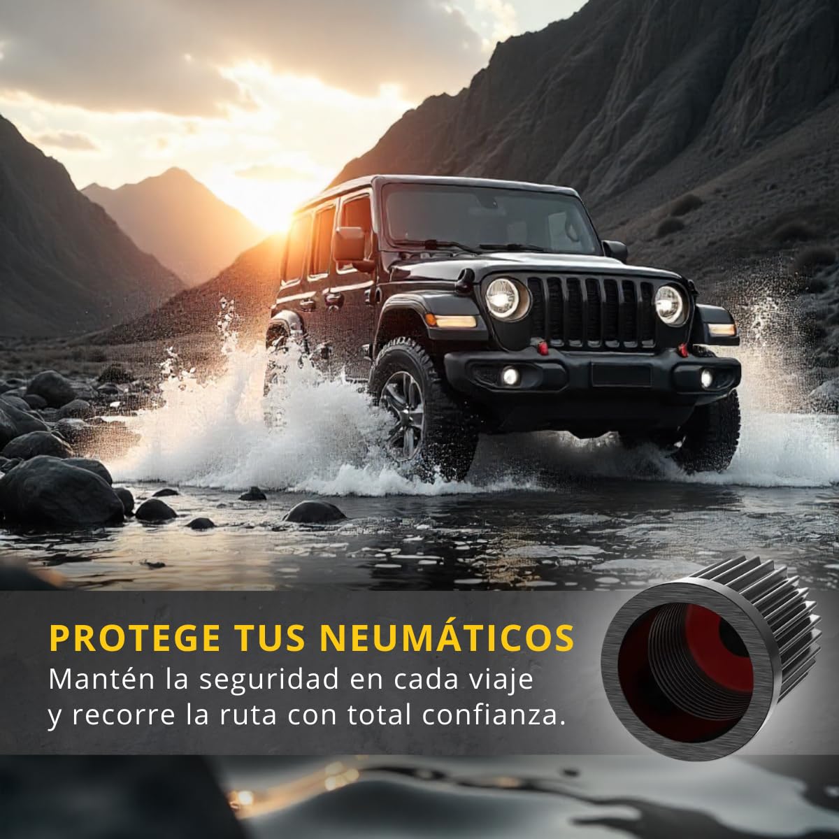 Pack de 15 Tapones de Neumáticos con Anillo sellador para la presión - Tapones de Válvula para Rueda de Coche y Moto, Tapón de Ruedas — view 7