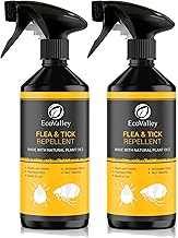 EcoValley Flea and Tick Repellent Spray for Humans - 500ml - Long-Lasting, Natural Protection for Clothing & Gear (Pack of 2)