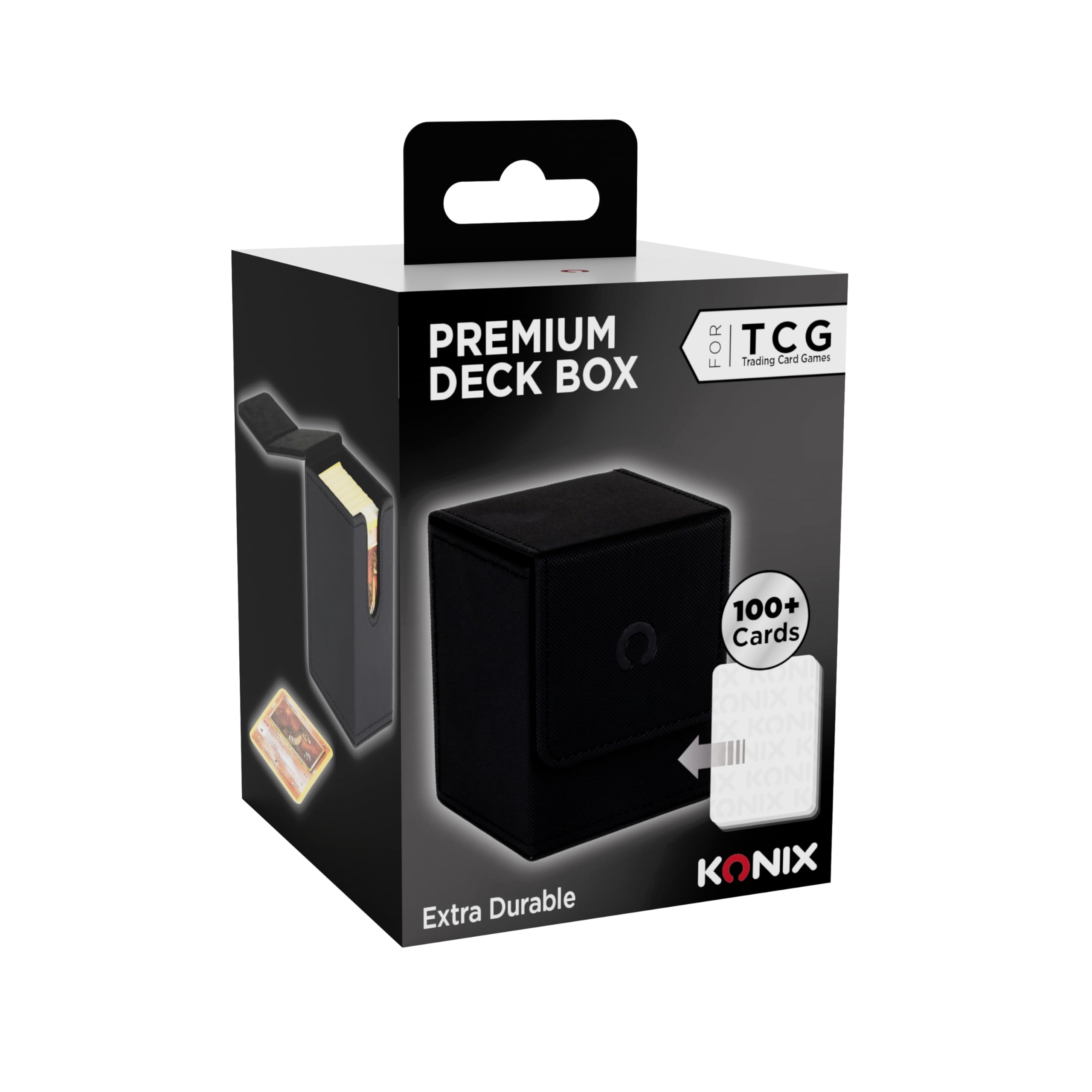Konix Premium TCG Deckbox Aufbewahrung für Sammelkarten - Format 63 x 88 mm - Kompatibel mit Magic The Gathering, Pokémon