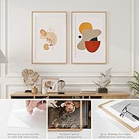 Vista 192 de Fun Memories Portarretratos de metal de 16 x 20 pulgadas con paspartú de 11 x 14 pulgadas, acabado de aluminio cepillado, parte delantera de vidrio