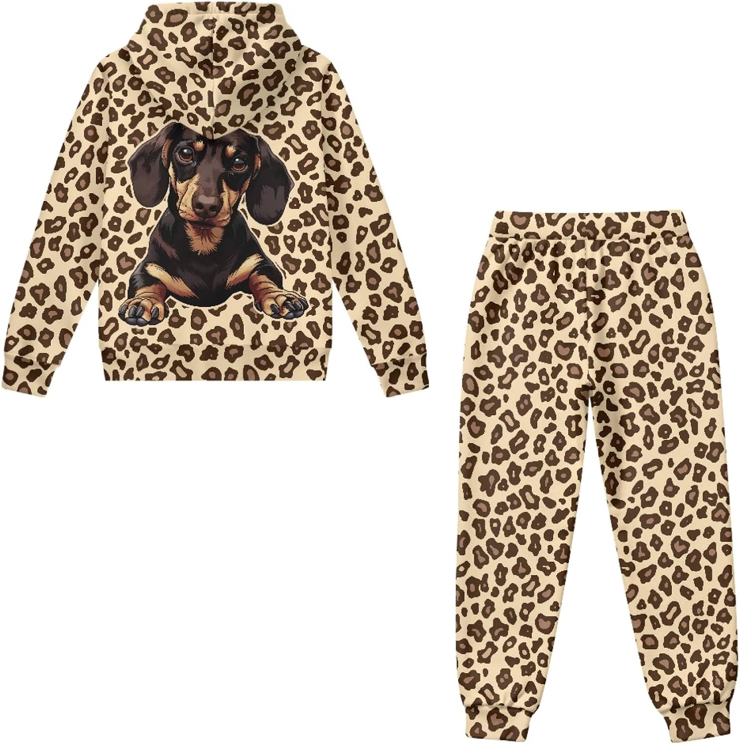 HUIACONG Kids Sweatsuits for Girls Long Sleeeve Sweat Set for Children Boys
