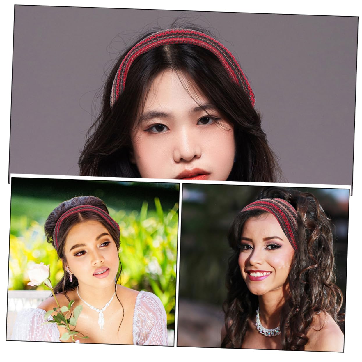 8 Piezas Unidades Diademas Anchas Retro con Diseño de Copa Alta Accesorio para Cabello Transpirable para Mujer Vintage Elegante y Cómodo
