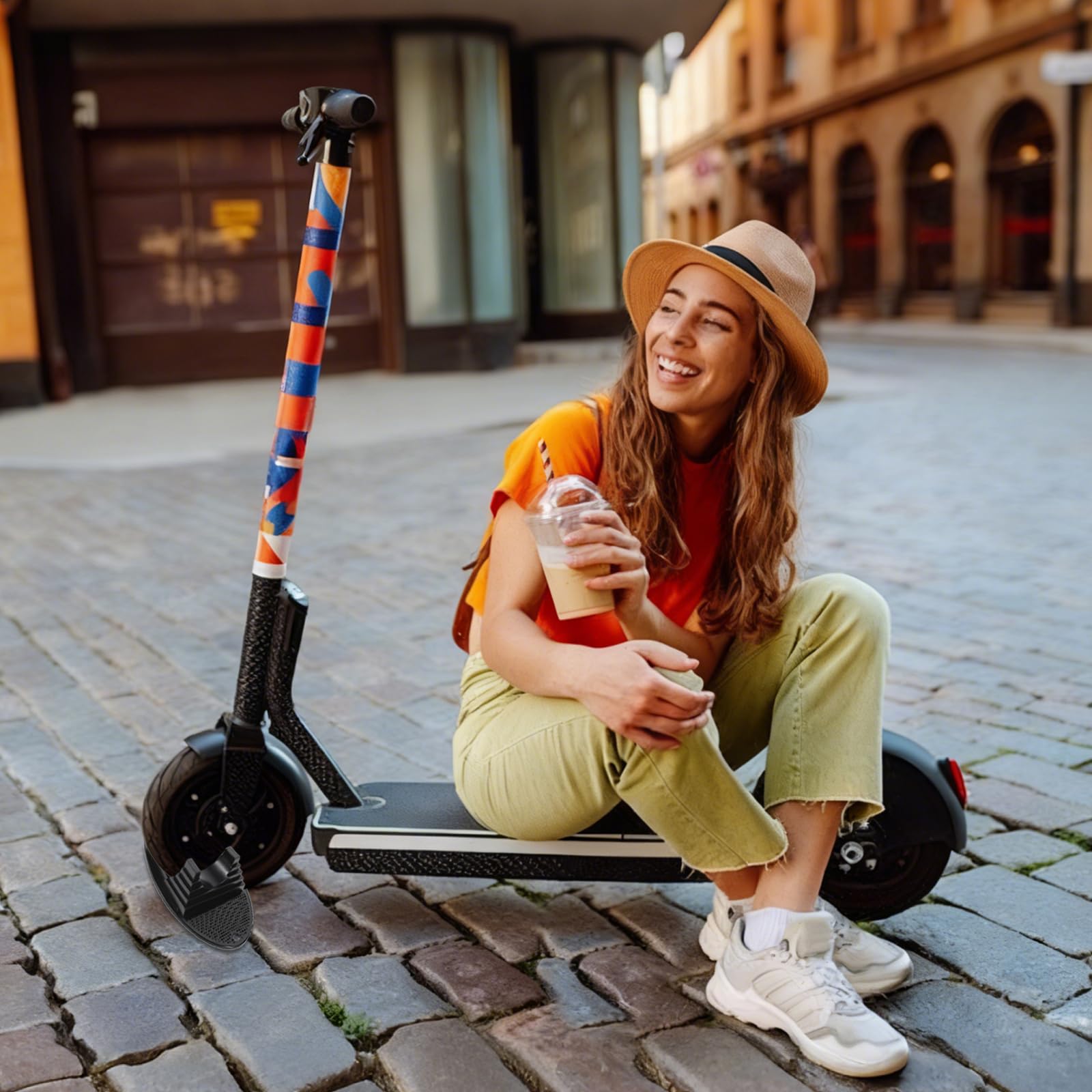 2 szt. Uniwersalne uchwyty do hulajnogi kaskaderskiej, uniwersalny uchwyt na koła od 95 mm do 120 mm, profesjonalny stojak na hulajnogę, wyczyn i freestyle