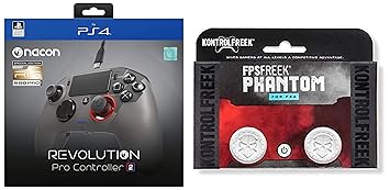 Nacon Revolution Pro Controller 2 Rig Limited Edition Black Kontrolfreek Fps Freek Phantom Thumb Grips For Ps4 Amazon In Video Games