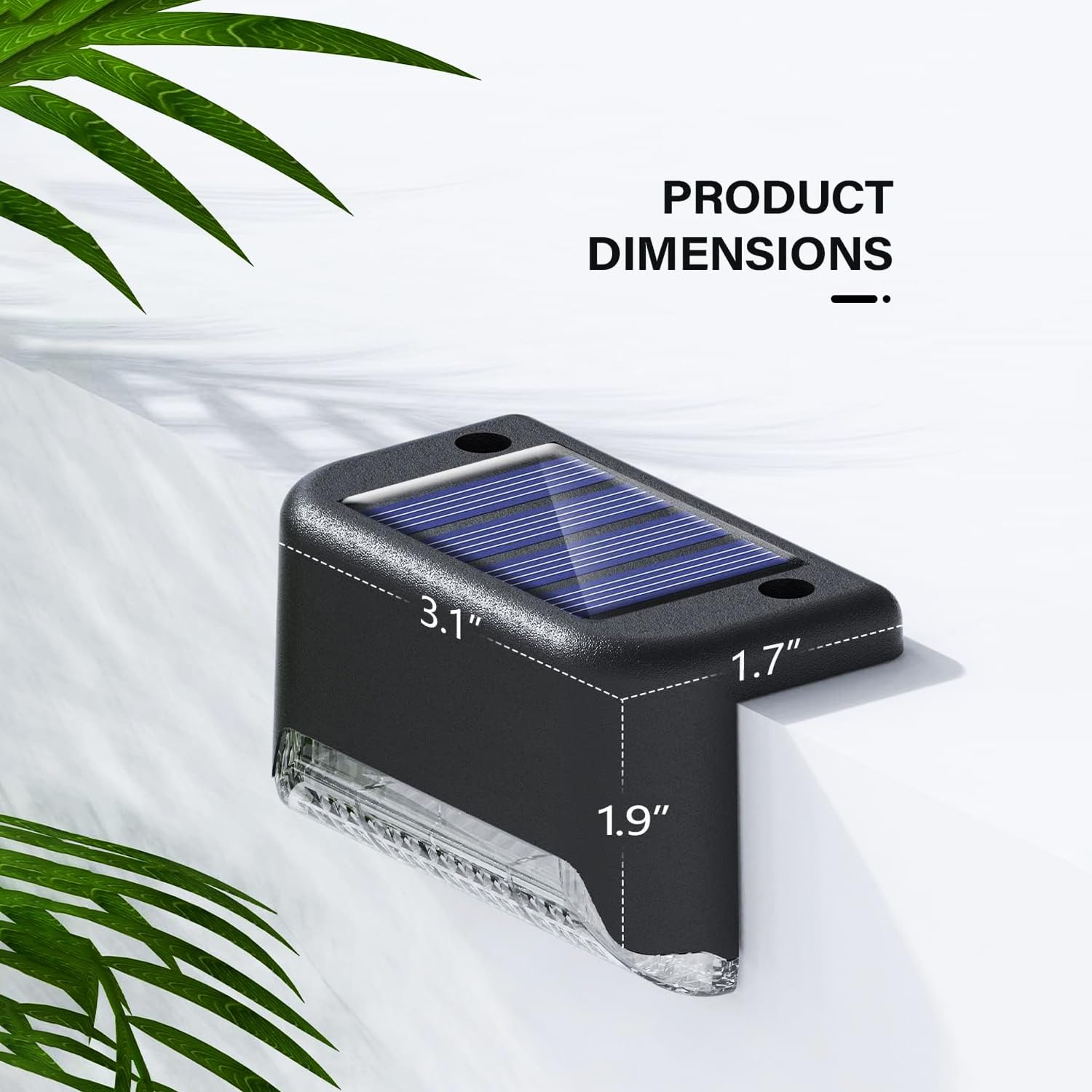 Outdoor Solar Lights - Waterproof Deck & Garden -4