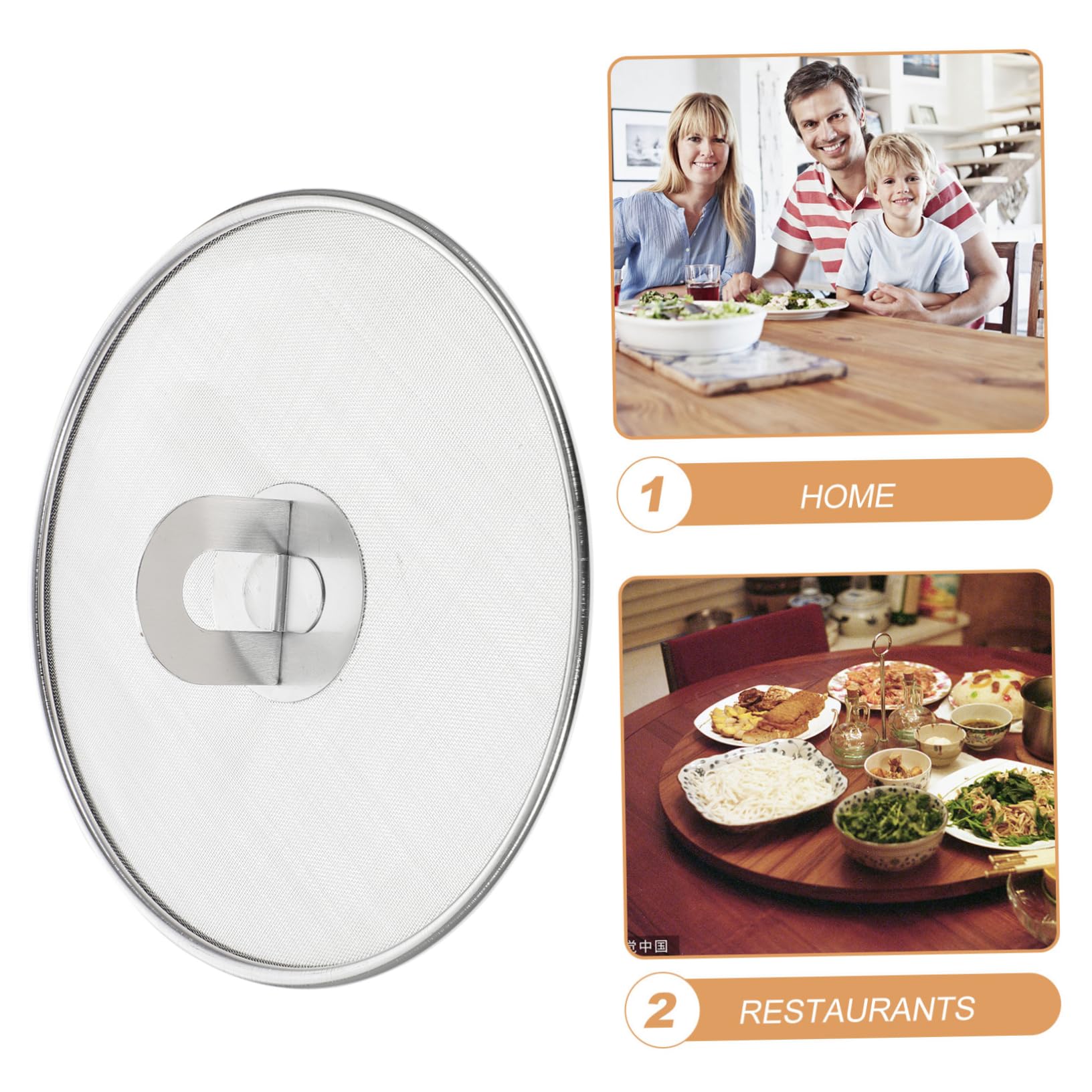 Cabilock Couvercle Anti-Déversement Réglable En Acier Inoxydable