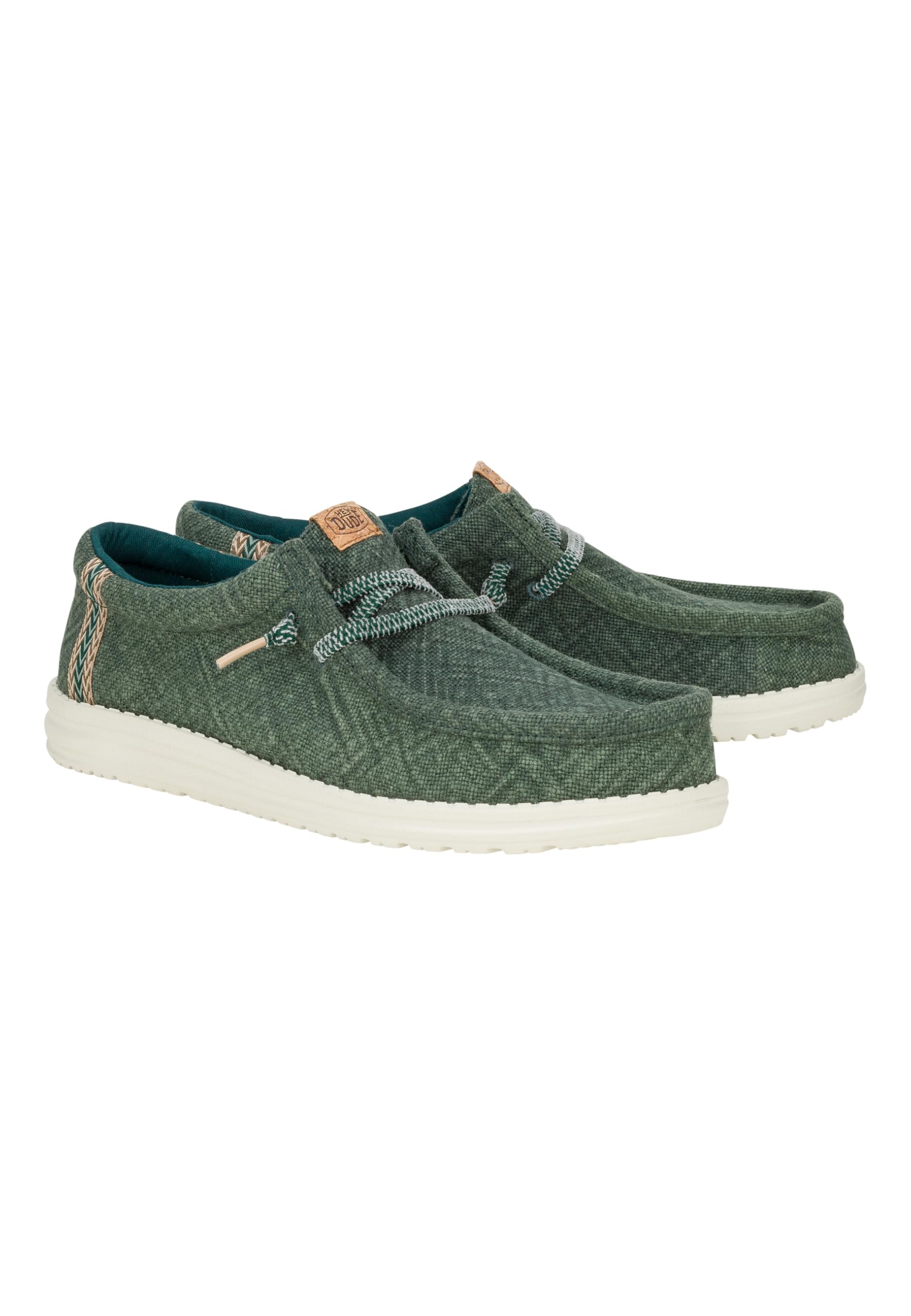 Hey Dude Wally Jute Sea Green