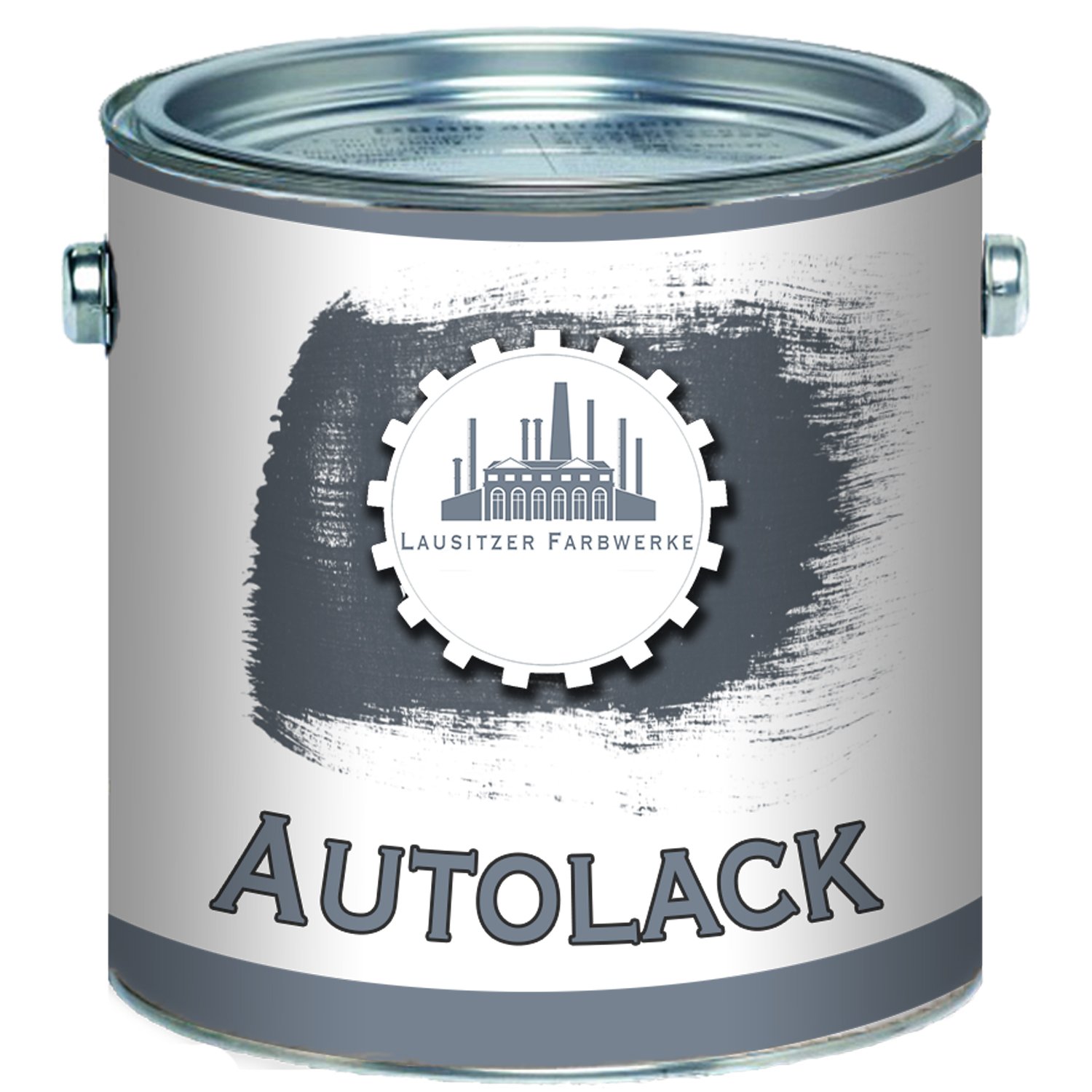 Lausitzer Farbwerke traditioneller 2-Komponenten Autolack mit passendem Härter - glänzend - MADE IN GERMANY - extrem Wiederstandfähig - hochdeckend (Schwarz RAL 9005, 5 L)