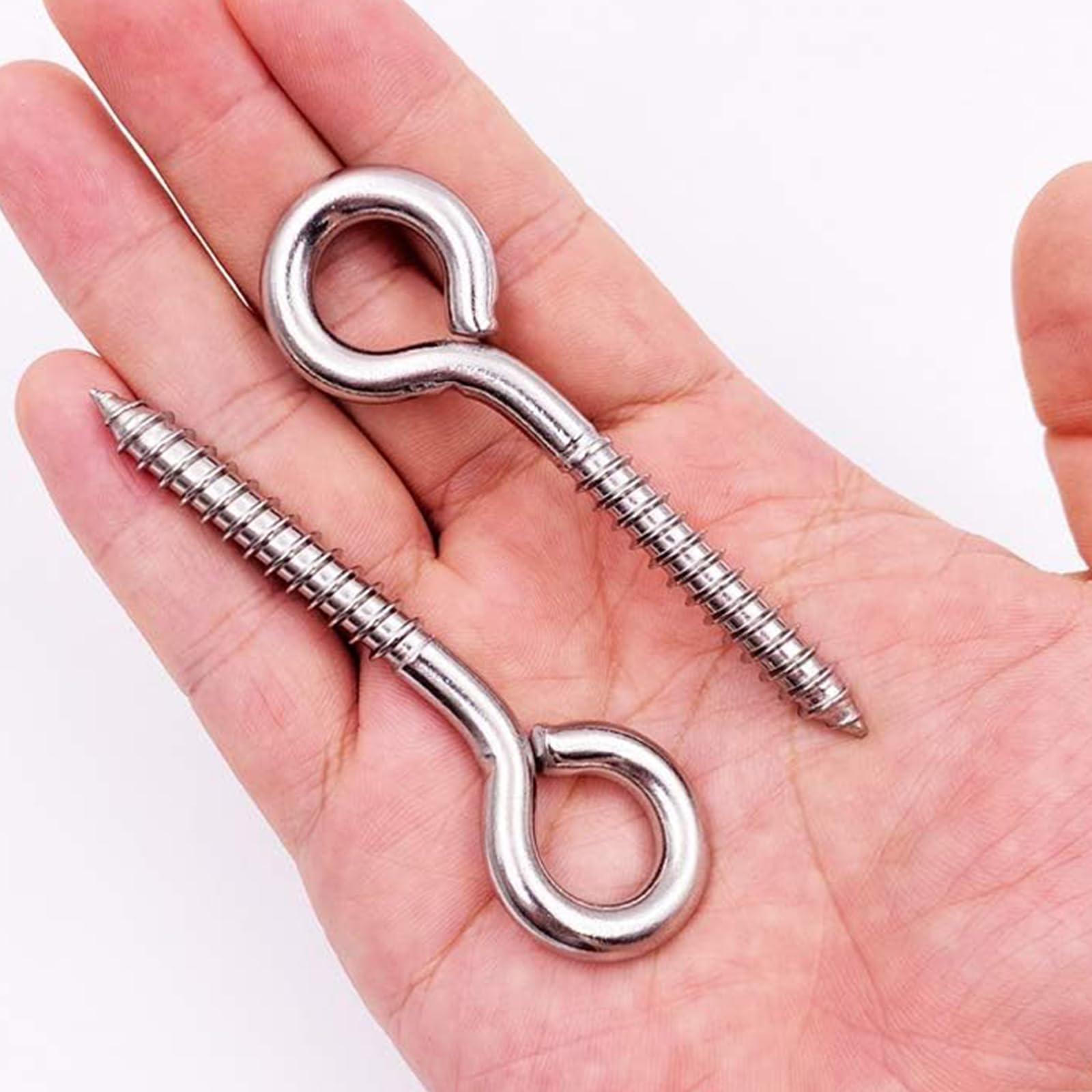 Viti a occhiello in acciaio inox 304, 20 pezzi, con occhielli a vite M3-40 mm