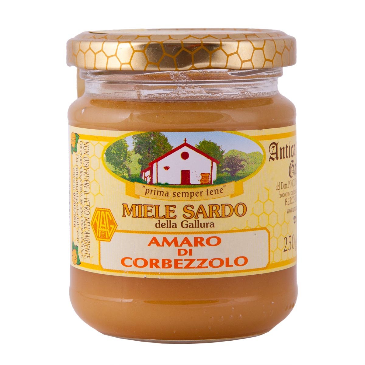 ANTICA APICOLTURA GALLURESE PREMIATO Miele di corbezzolo sardo - Prodotto in Sardegna - Grammi 250