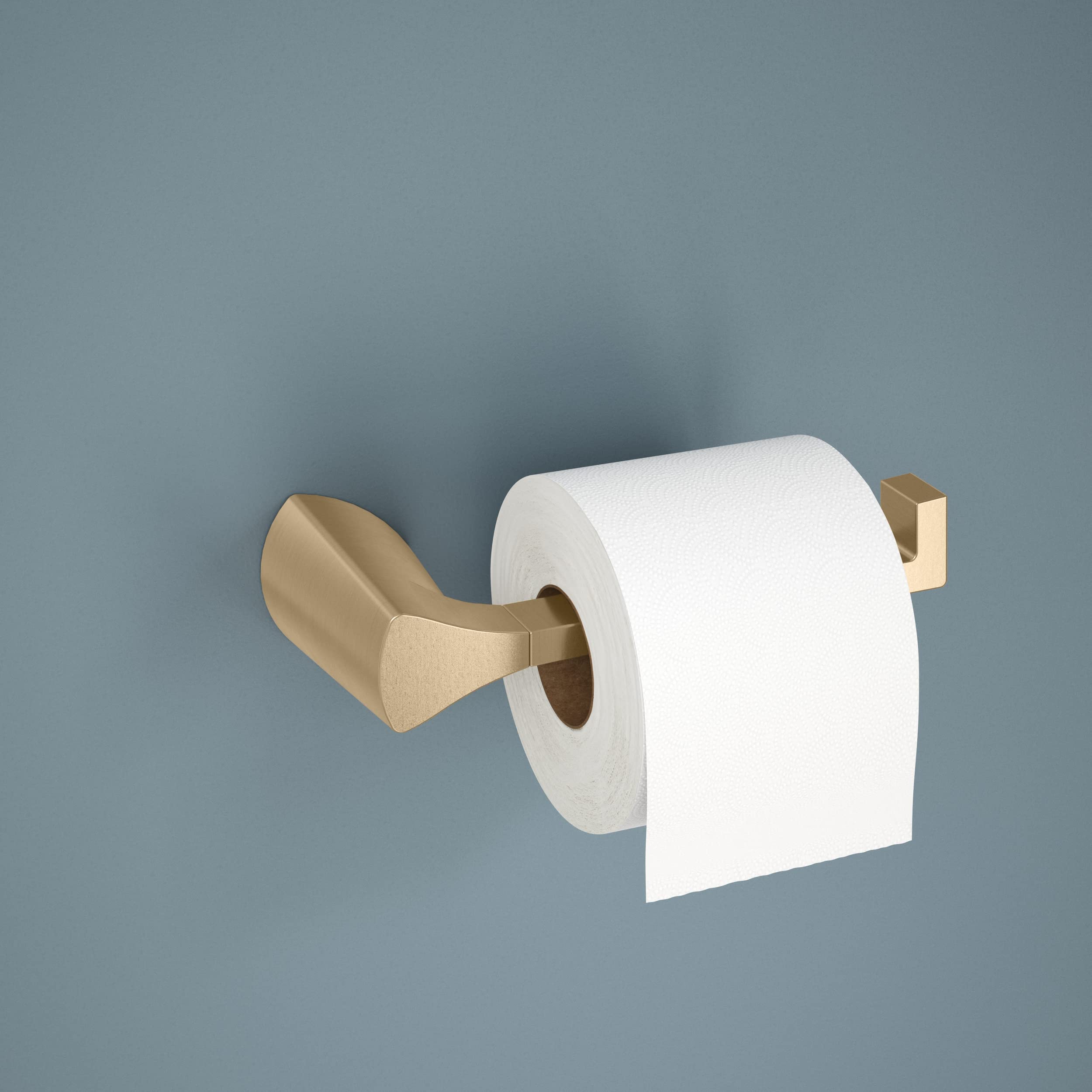 Delta Faucet Zura Toilet Paper Holder, Champagne Bronze, Bathroom