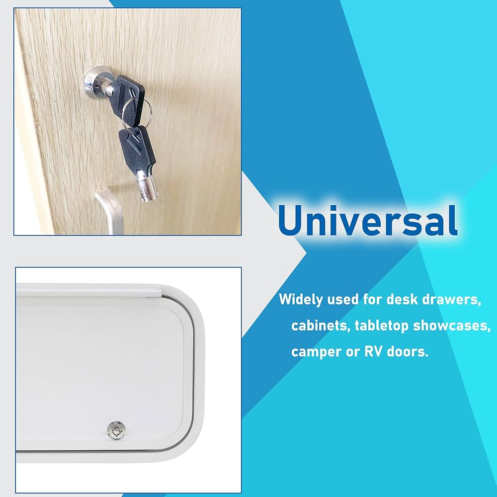 Amazon.co.jp: X-Haibei 12個パック チューブ状カムロック 同一鍵 7/8