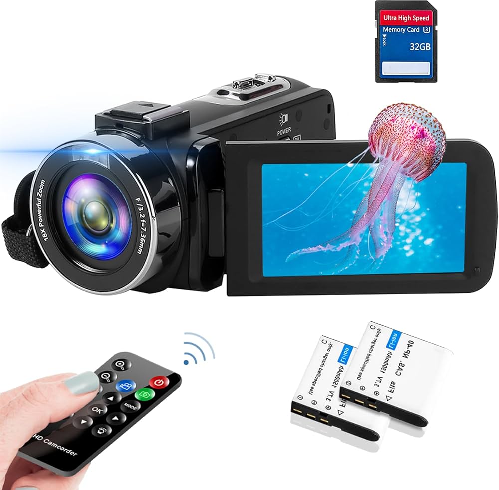 Amazon.co.jp: ビデオカメラ 4K30FPS 48MP 18Xデジタルズーム IRナイト Amazon.co.jp: ビデオカメラ 4K30FPS 48MP 18Xデジタルズーム IRナイト