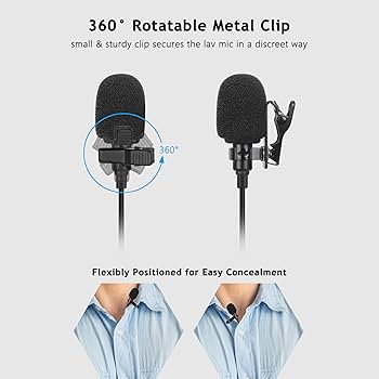 Amazon.com: 2-Pack Lavalier Microphone Compatible with DJI MIC 2