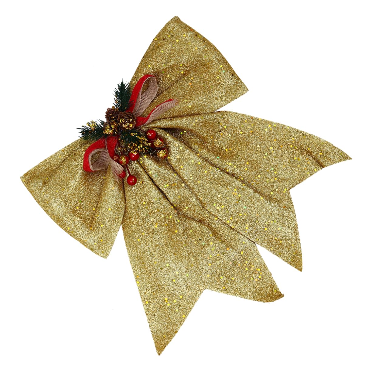 Zerodeko 3 Piezas Colgante de decoración de Lazo navideño Arco de Navidad Cinta de Navidad Christmas Tree Xmas Tree Regalos para embutidoras de Calcetines Home Decoracion Adorno de Navidad