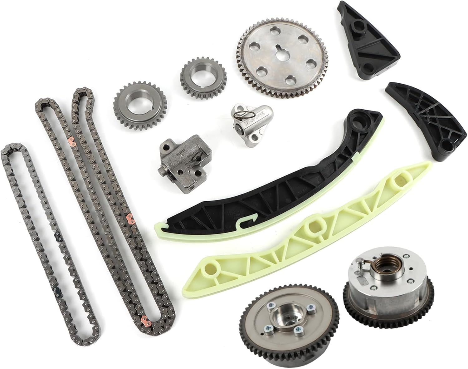 24370-2G000 Timing Chain Kit Camshaft VVT Gear Fits for Sonata Optima Rondo G4KC 2.4L Engine Timing Part 24350-25000