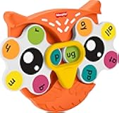 Preschool Learning Toy Spin ‘n Rhyme Fidget Spinner, Owl-Themed Early Reading Activity for Kids Ages 3+ Years