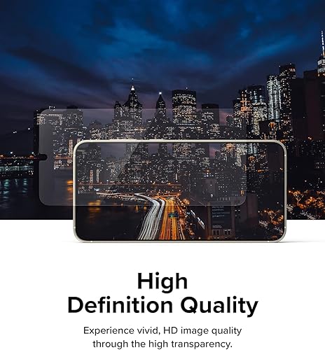 Miniatura 4 de Ringke Vidrio [Cobertura inastillable] Compatible con Samsung Galaxy S23 Plus 5G, protector de múltiples capas de vidrio templado de alta calidad