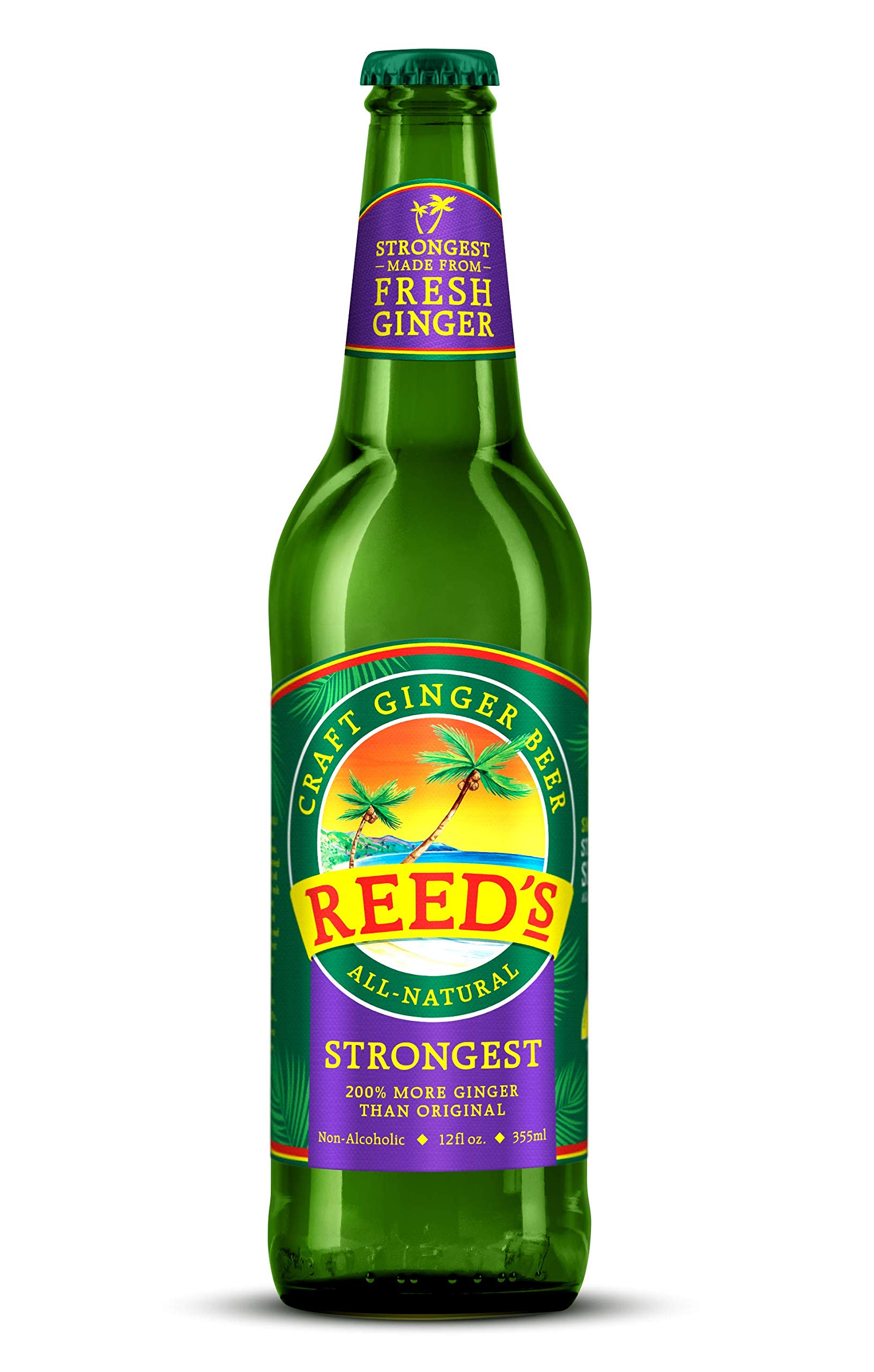 Reed's Ginger Beer Ginger Brew Stronger, 12 Ounce