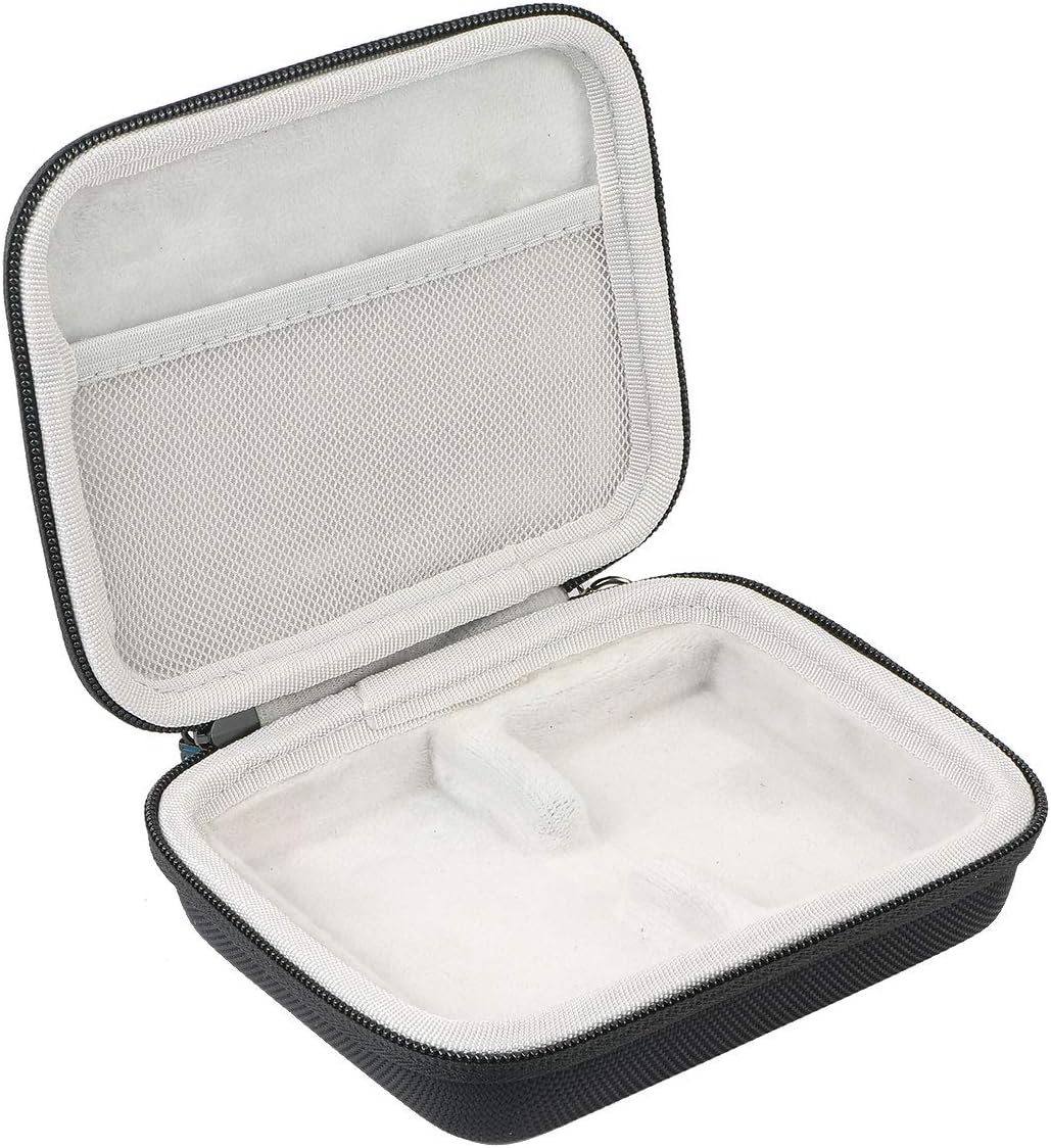 khanka Hard Camera Case for Canon PowerShot ELPH 180/190/360, Protective Travel Carrying Bag with Shockproof EVA Storage (Black)