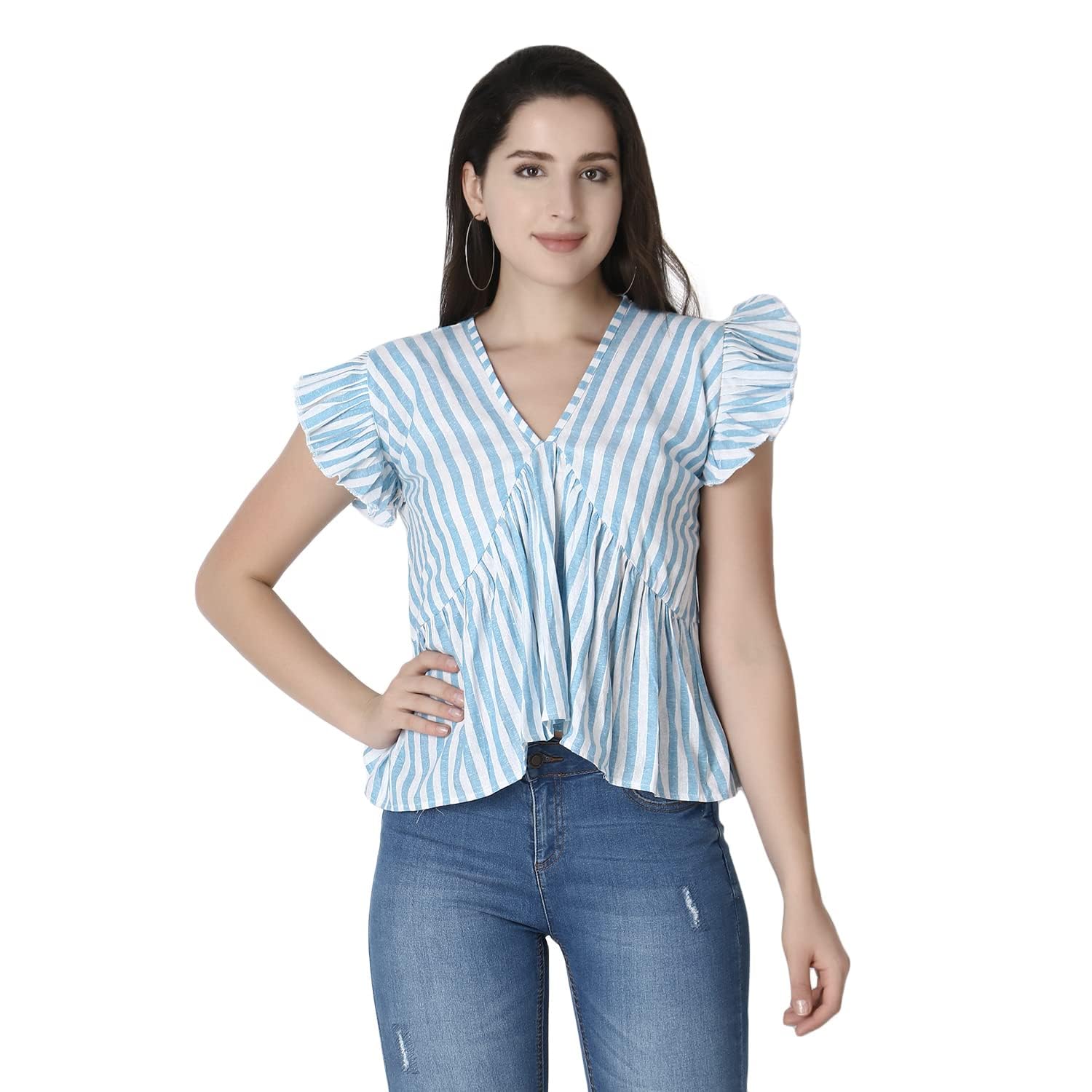 dhruvi trendz Women Tops | Regular Fit Tops for Women | Tops for Jeans for Women | Top for Women | Trendi Tops for Women | Western Tops for Women Stylish-picture-33