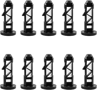 Wheelie Bin Lid Hinge Pin TAODAN 10PCS 65x32mm Black Plastic Wheelie Bin Lid Hinge Pin for 50/120/240L Household and Commercial Wheelie Trash Bins