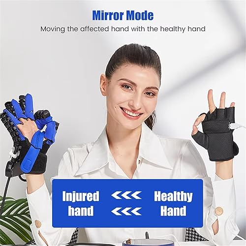 Miniatura 7 de Rehabilitation Robot Glove, Finger Training Rehab Orthotics, Stroke Hemiplegia Hand Splint Assistive Gloves Training Equipment
